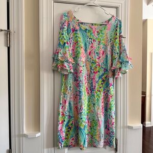 LN Lilly Pulitzer Lula dress in Catch the Wave Size L